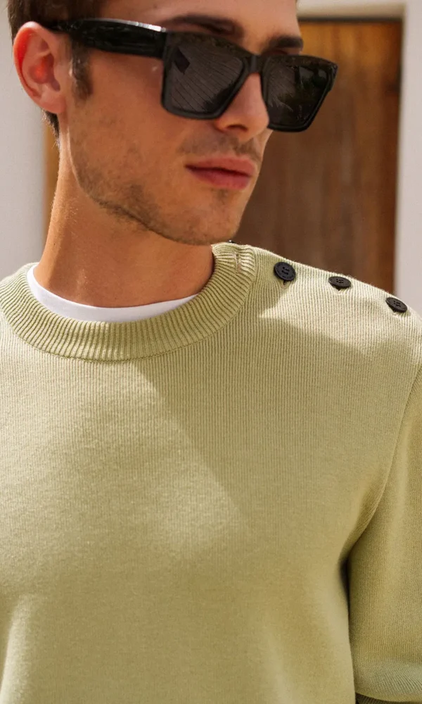 Pull marin aus Baumwolle CANCALE COTON