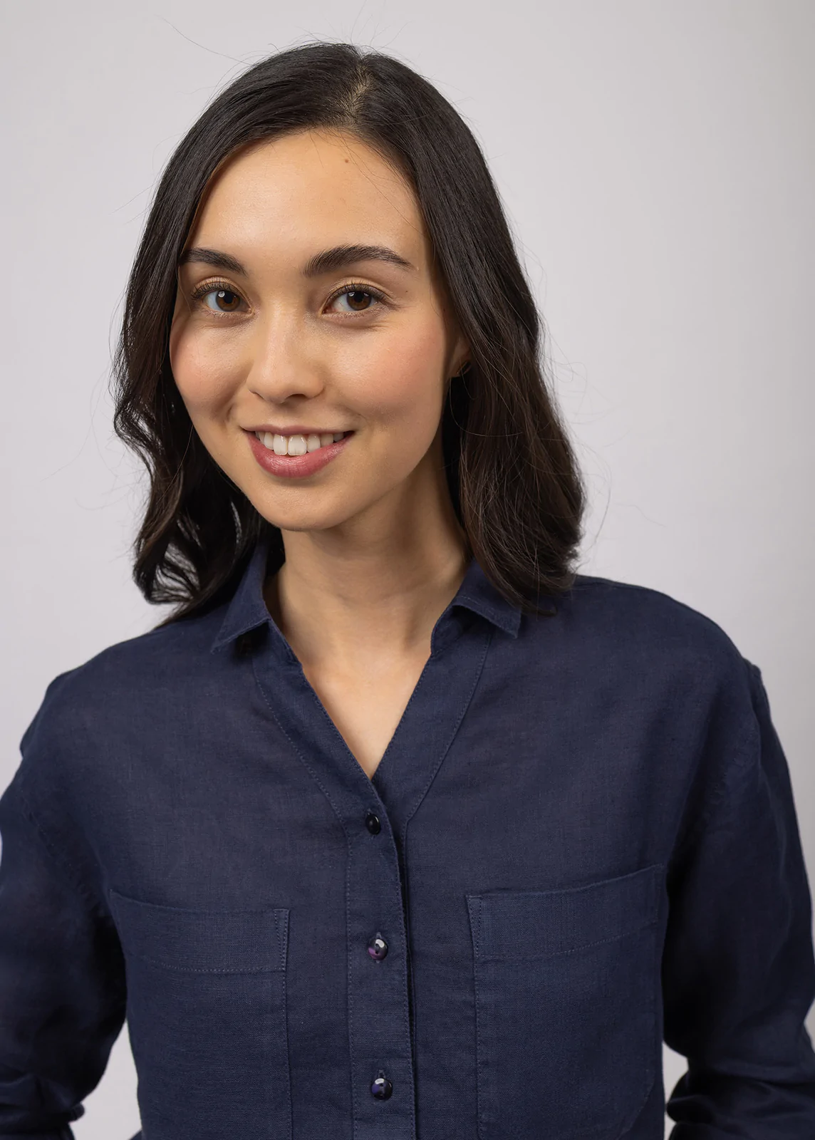 Bluse aus Leinen CHARLENE