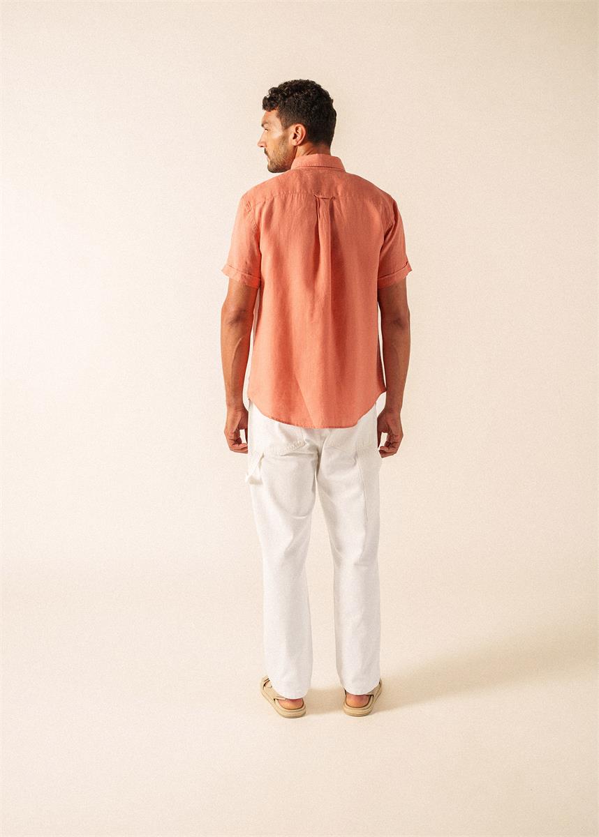Hemd kurzarm aus Leinen CLEMENT
