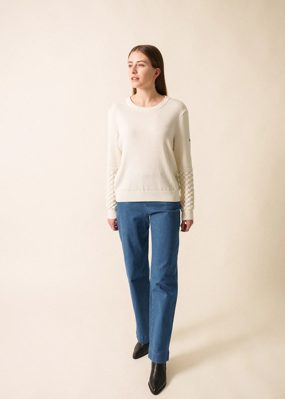 Pullover mit Reliefmusterung CLUSES