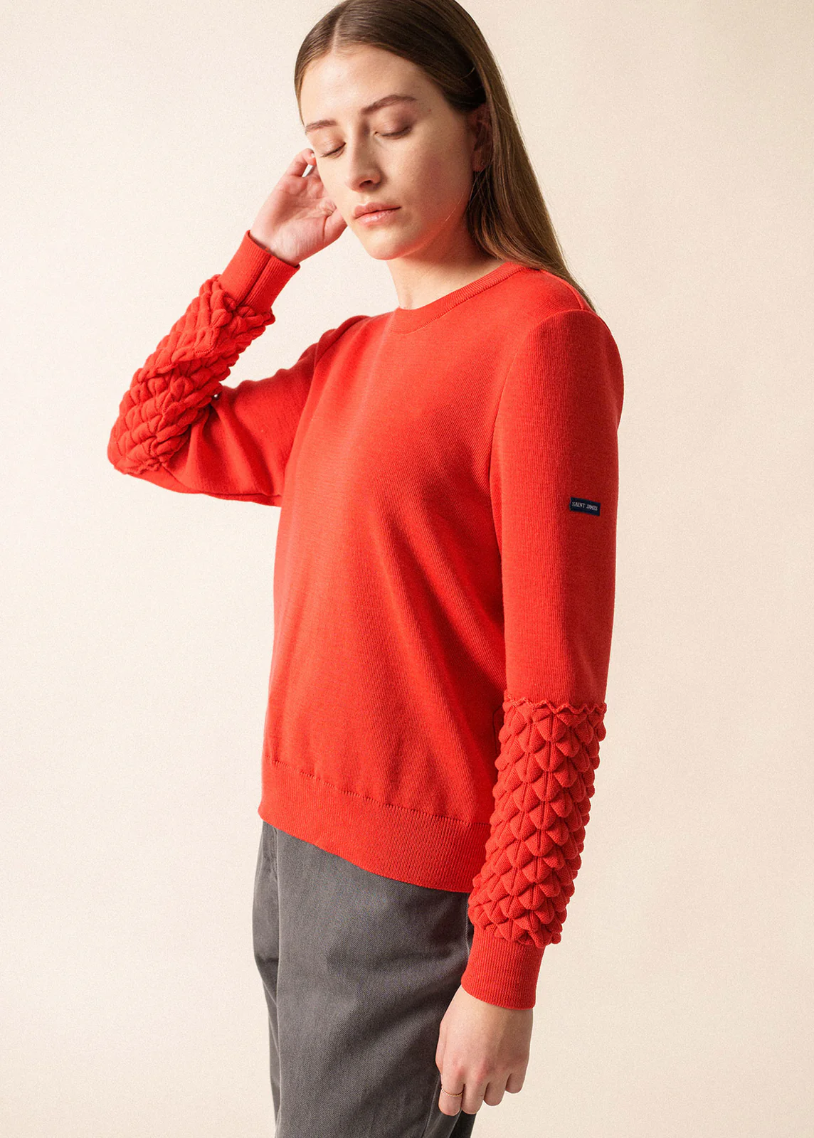 Pullover mit Reliefmusterung CLUSES