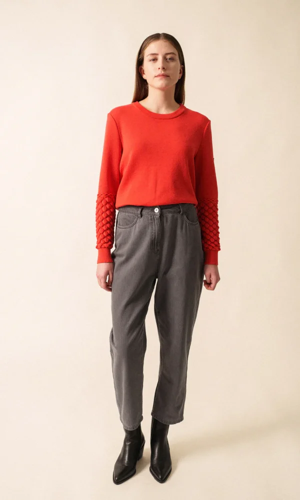 Pullover mit Reliefmusterung CLUSES