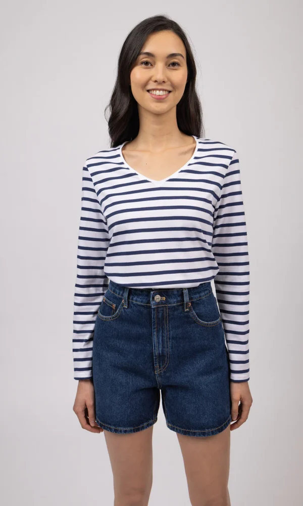 Marinière V-Neck HOEDIC