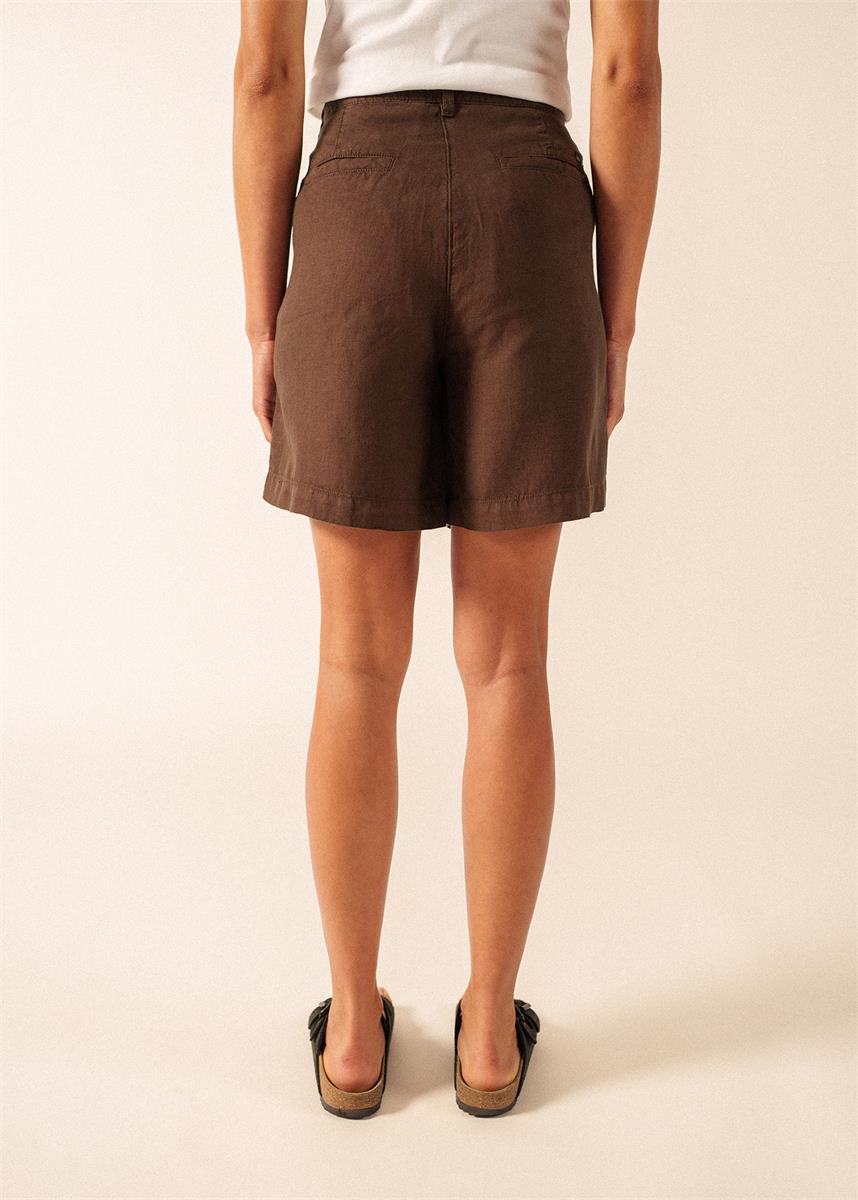 Bermuda/Shorts aus Leinen MALVINA