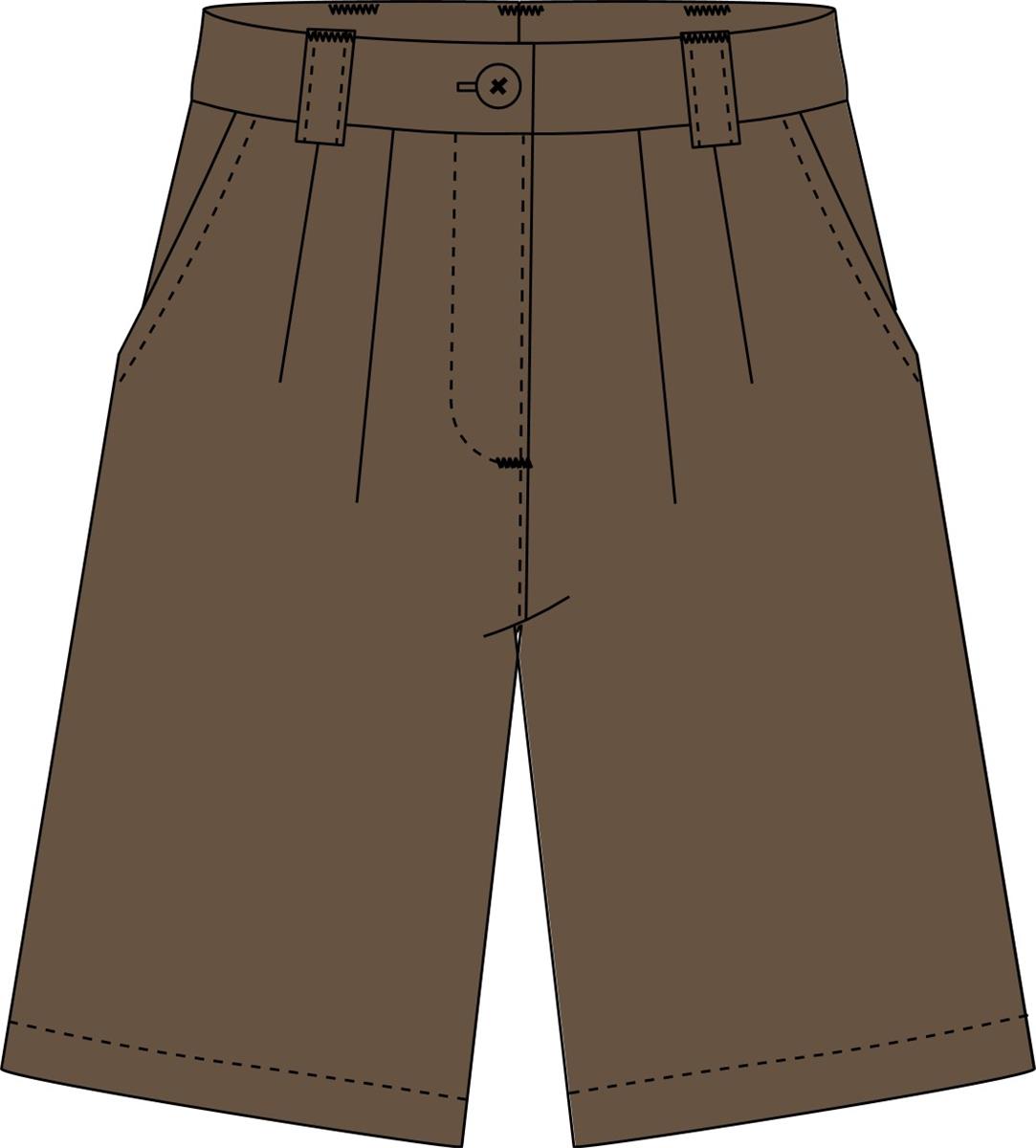 Bermuda/Shorts aus Leinen MALVINA