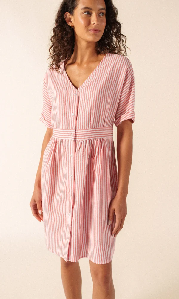 Kleid Leinen/Baumwolle MATHILDE