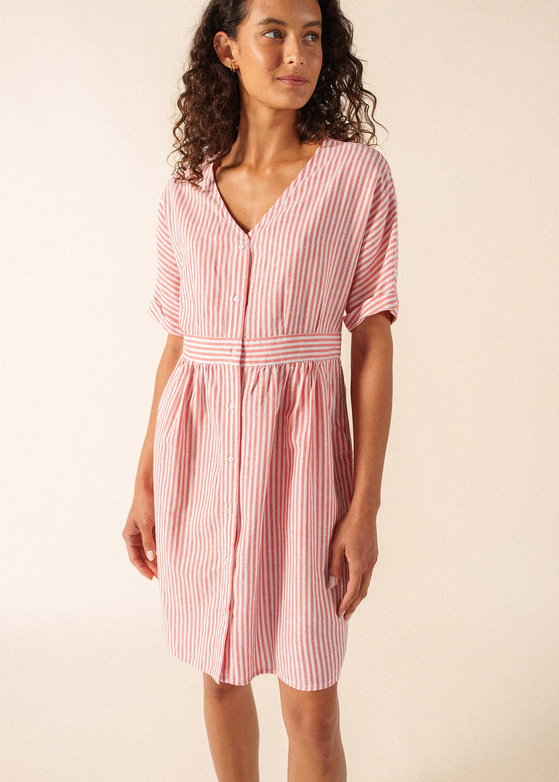 Kleid Leinen/Baumwolle MATHILDE