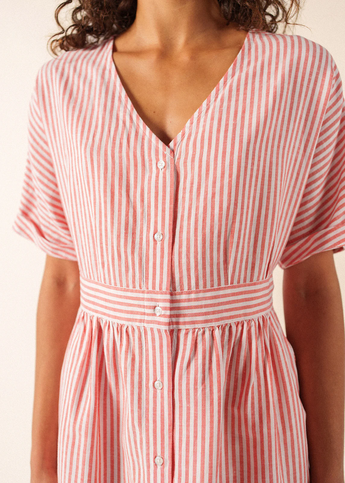 Kleid Leinen/Baumwolle MATHILDE
