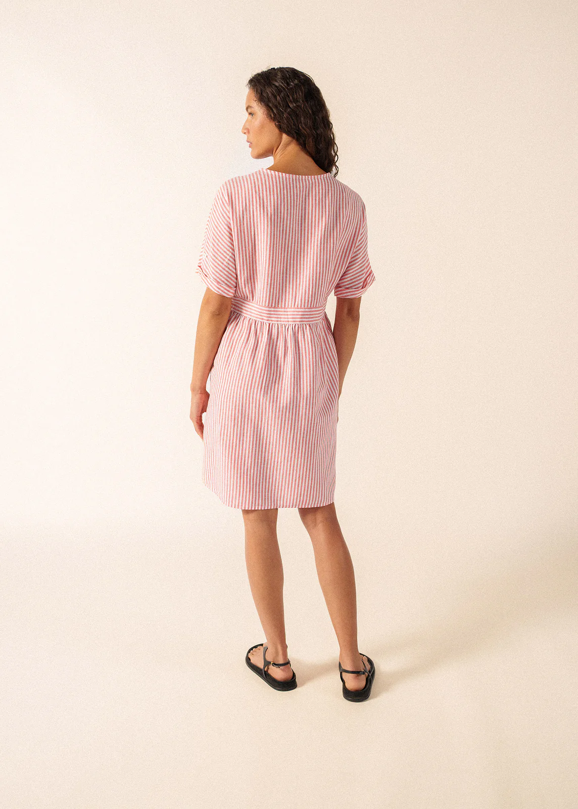 Kleid Leinen/Baumwolle MATHILDE