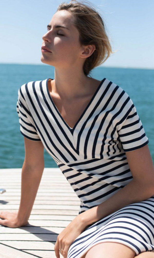 Kleid aus Baumwolljersey MENERBES